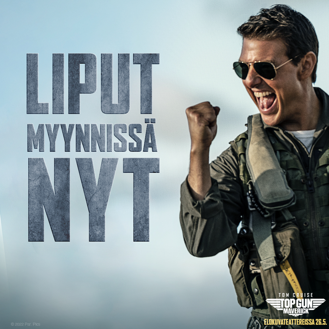 leffamaailma's tweet photo. Top Gun: Maverick liput NYT myynnissä! https://t.co/HDlsmmyfbW