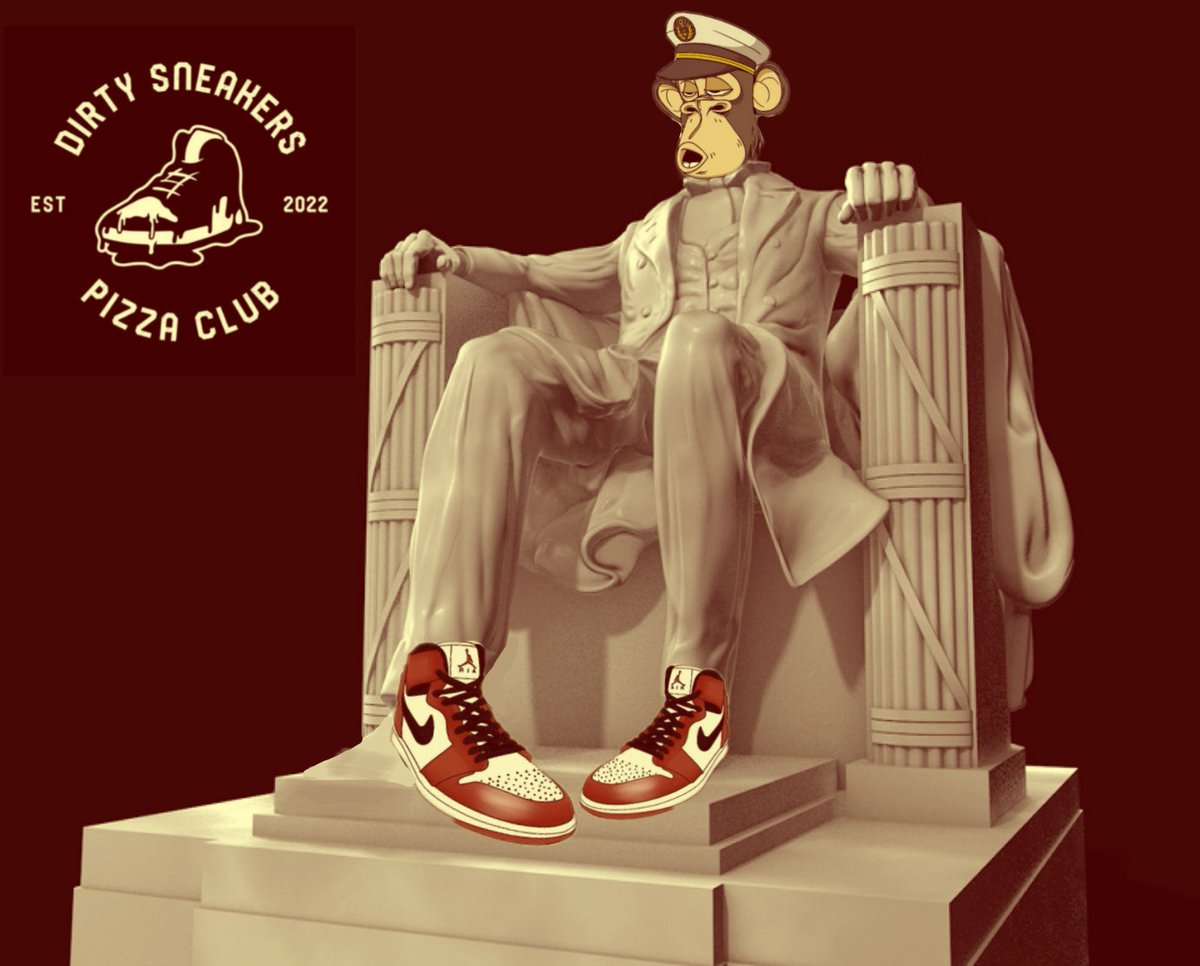 albiertowski's tweet photo. GM @DSPC_nft fam 🍕👟🚀❤️
#DirtyGang https://t.co/R6G4qrhfM8