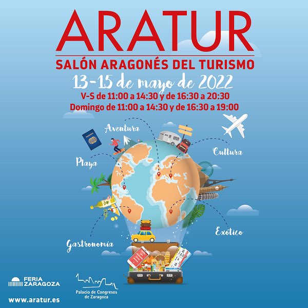 Pues no queda nada para que empiece ARATUR! Ven y conoce los encantos de #Aragon a lo largo de este finde. Las Rutas del Vino de Aragón @aragonturismo te invitarán a un vino y te sumergirán en los destinos enoturísticos de la comunidad #EnoturismoAragon #RutaGarnacha