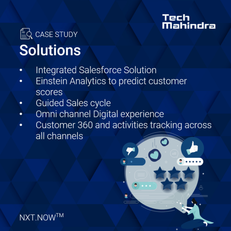 tech_mahindra's tweet photo. Know how we simplified the #CustomerEngagement Journey for a leading superannuation adviser in Australia.
Learn more about our Services: https://t.co/ktIhOIN5UE
#NxtNow #Salesforce #TechMInAPJI