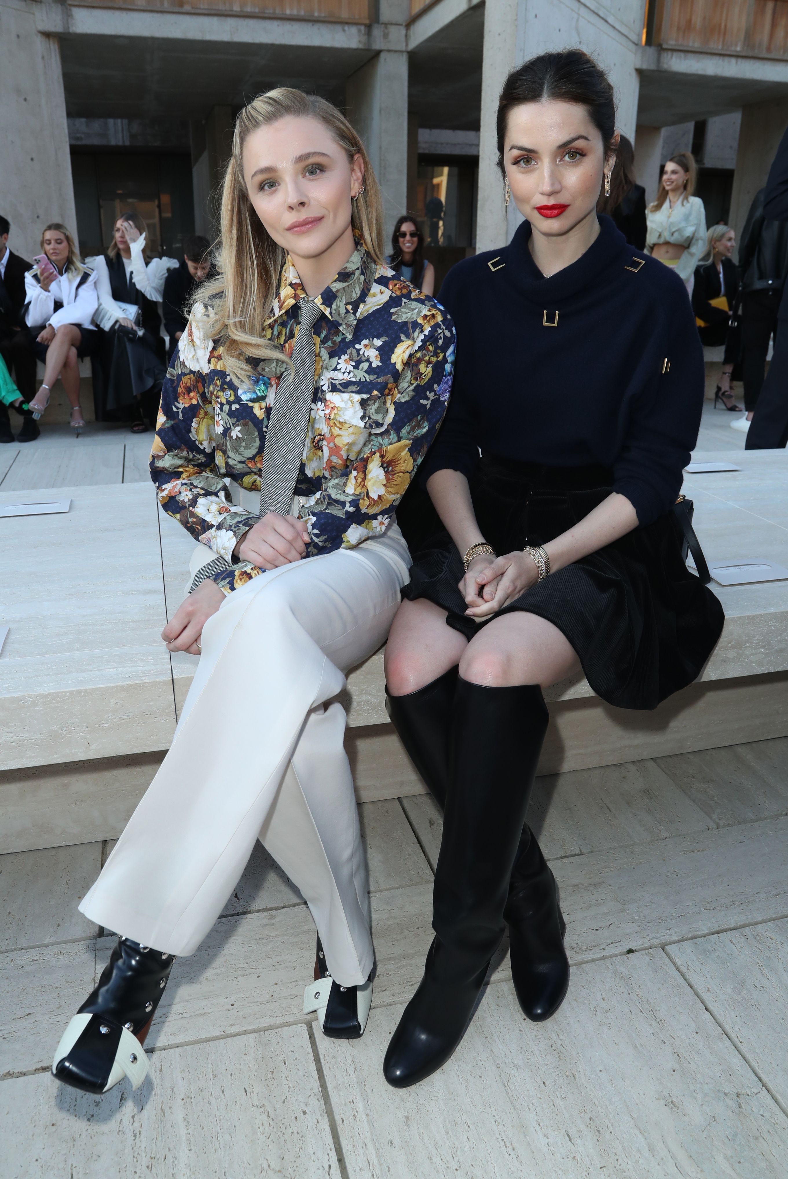 Ana de Armas Daily on X: ana de armas and chloë grace moretz at the louis  vuitton 2023 cruise show in san diego (may 12, 2022)   / X