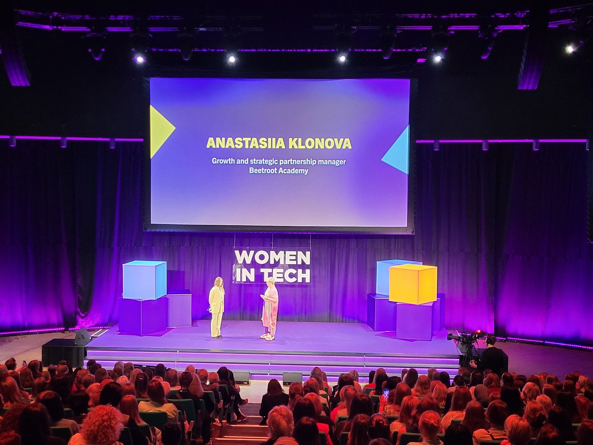 HBarnekow's tweet photo. Deeply touched and inspired by @a_klonova @BeetrootAcademy . Ukrainian women in Sweden in #Tech or reselling to tech joining us in Stockholm.  Please embrace  Swedish tech sector and please feel welcome! #WITswe2022 https://t.co/wbnBFSSAYU