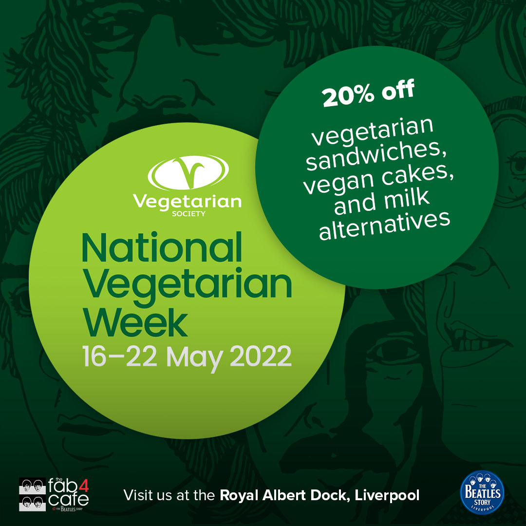 Come down this week for our #NationalVegetarianWeek offer 💚 @vegsoc @beatlesstory