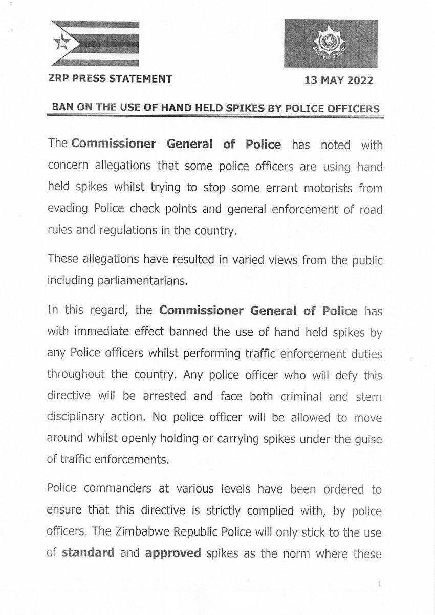 PoliceZimbabwe's tweet photo. https://t.co/kO7zpO0Yhv