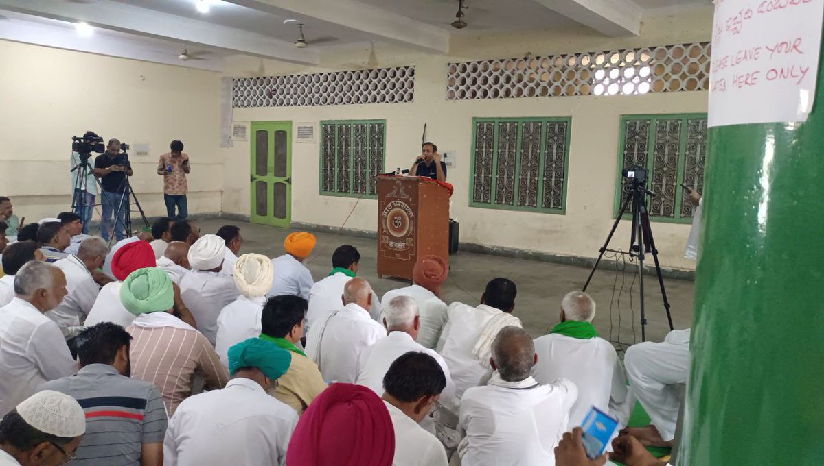DrTaKoMD's tweet photo. कल कुरुक्षेत्र, हरियाणा  में किसानो को षड़यंत्र की सम्पूर्ण जानकारी दी गई https://t.co/EL0AZLfedF