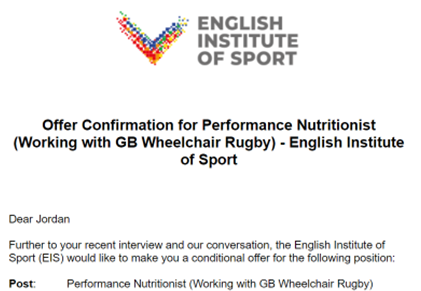 I'm proud to announce that I'll be joining Team GB as the Performance Nutritionist for Great Britain Wheelchair Rugby. I'm very much looking forward working with all of the current and upcoming athletes in the squad, and contributing to the ongoing successes of the team.