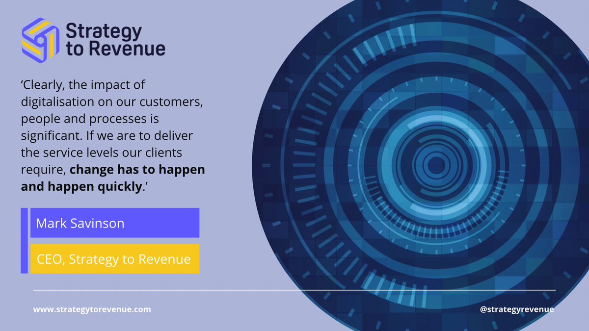 strategyrevenue's tweet photo. 🌐 Some businesses are built from the ground up to accommodate today's digitisation.
💭 Many others must adapt their legacy processes, while keeping their teams and customers at the heart of their transformation.
✅ We can help. Click to find out more: https://t.co/q4O9kOYzbp https://t.co/6kn0F2btm5