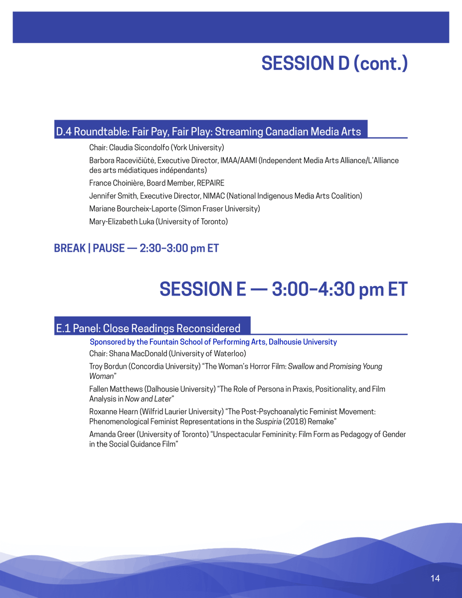 _filmstudies's tweet photo. The #FSAC2022 Day 2 has begun! Check out the panelists speaking today below. Make sure to register before 1PM in order to attend these panels!    

Remember to register with Congress to join: https://t.co/S1uPHvGfng    

For more information: https://t.co/xSGHl9p1zO https://t.co/4XFFnN9WZc