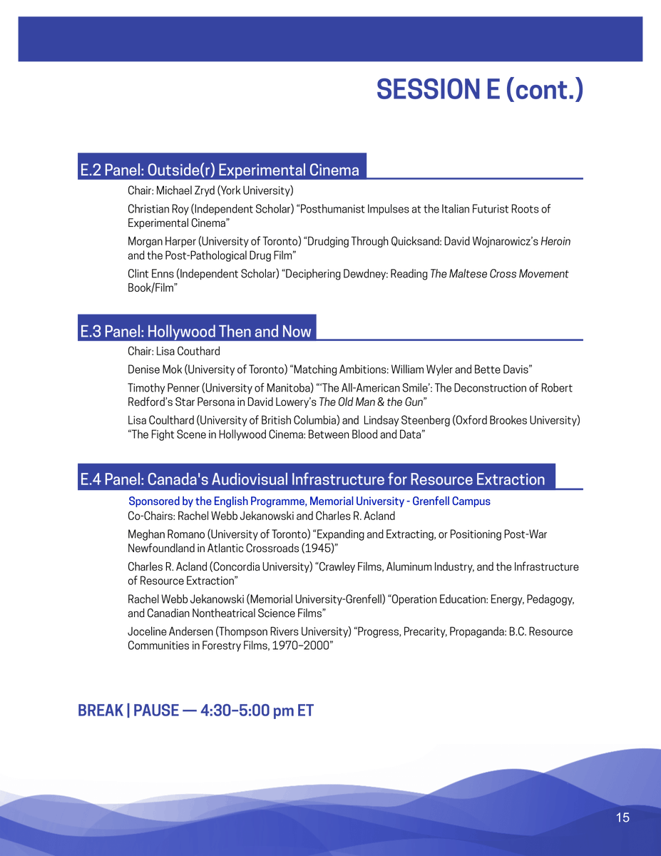 _filmstudies's tweet photo. The #FSAC2022 Day 2 has begun! Check out the panelists speaking today below. Make sure to register before 1PM in order to attend these panels!    

Remember to register with Congress to join: https://t.co/S1uPHvGfng    

For more information: https://t.co/xSGHl9p1zO https://t.co/4XFFnN9WZc