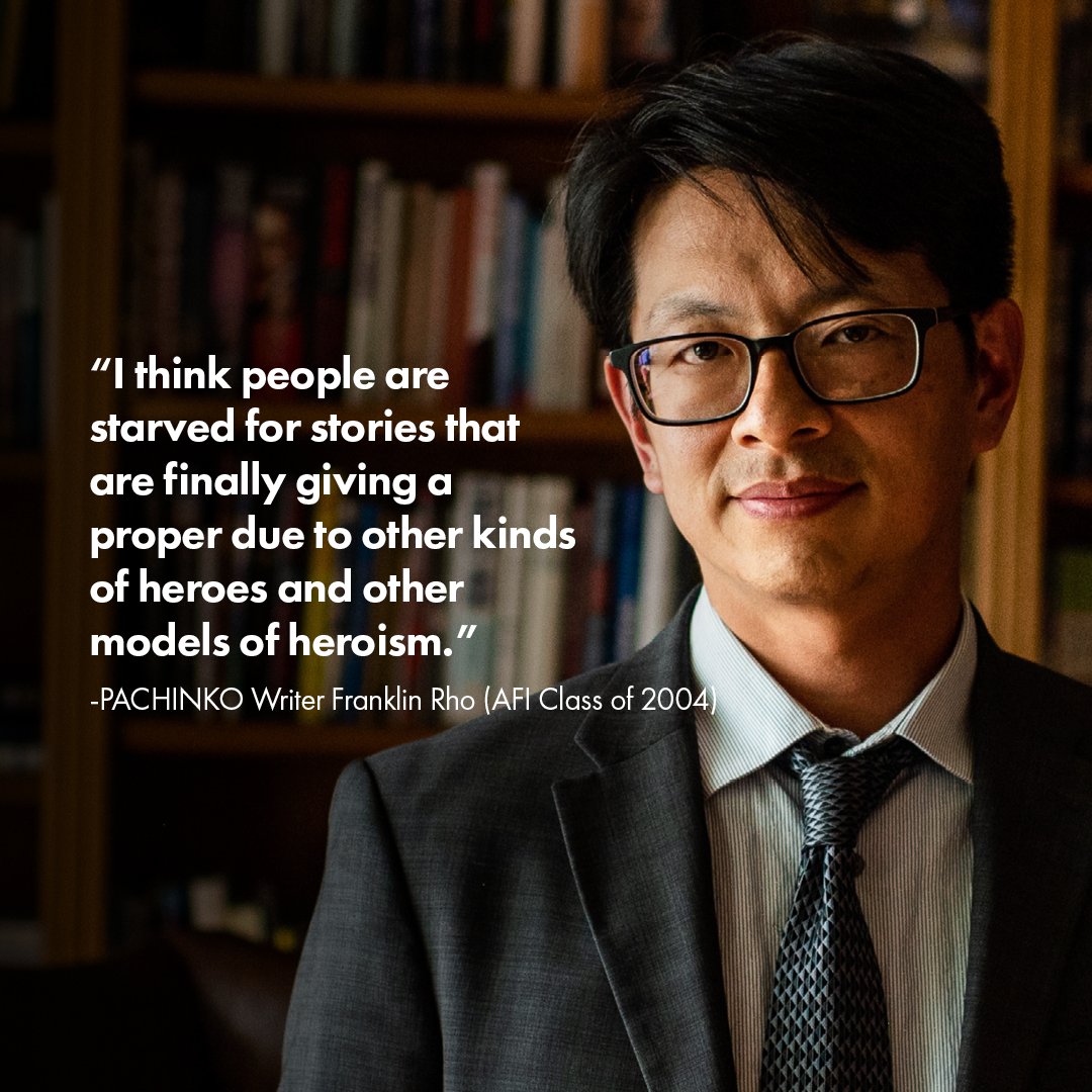 AmericanFilm's tweet photo. What better way to celebrate #AAPIHeritageMonth than by shining a light on #Pachinko writer Franklin Rho (AFI Class of 2004). Rho and his collaborators have created a show that redefines who gets to be the hero onscreen and we’re here for it.
#afispotlight #aficonservatory https://t.co/h1xmP5Sa5l