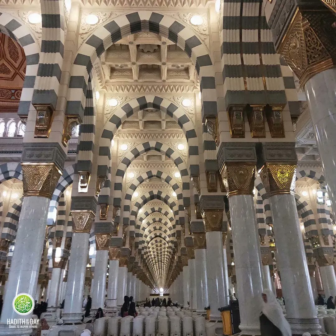Hadithoftheday's tweet photo. The beauty of Masjid an-Nabawi knows no bounds.

Photo Credit: Lisa Sapiee https://t.co/VNfXT7bXgZ