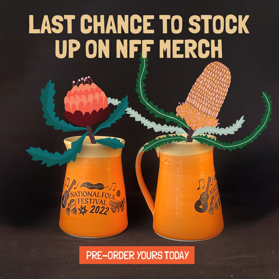 Backorders on sale until the end of May ONLY ⏳
 
Browse our merch through our shop to pre-order yourself some 2022 goodies including new things like tea towels and stubby holders! 👕
 
Link: loom.ly/_fCmjZw