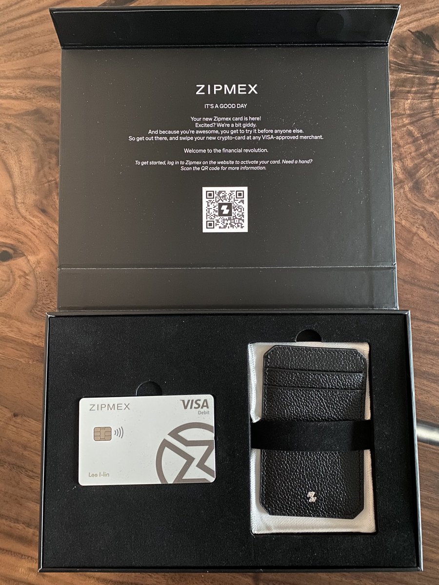 mistyblu23's tweet photo. Feels like all Zipsters been waiting for this since forever. 🥳 Thank you @zipmex for the early access to the limited edition metal card 🙏🏼 
#Zipmex #Zixel #cryptocreditcard #Visa #NFT #btc #eth #zmt https://t.co/UdGFN6Ii4L