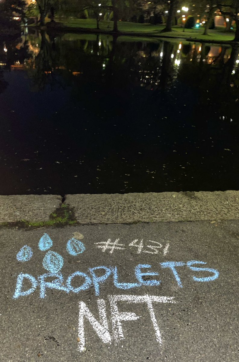cryptoclamx3's tweet photo. 💦@nft_droplets by the #water in #Boston 🦆🐸 #supportcleanwater #NFTCommunity #NFTs @faucetETH_ https://t.co/I4qU5Zhza1