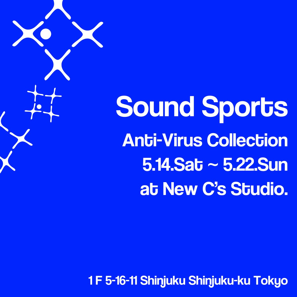 NewCsStudio's tweet photo. 5/14(土)より、注目の若手クリエイティブレーベル【Sound Sports】の限定アイテム販売も兼ねたポップアップを開催いたします🔵！
#soundsports #newcsstudio #shinjuku #kabukicho

https://t.co/pRAACKBZ3z https://t.co/NwPKrwKmfj