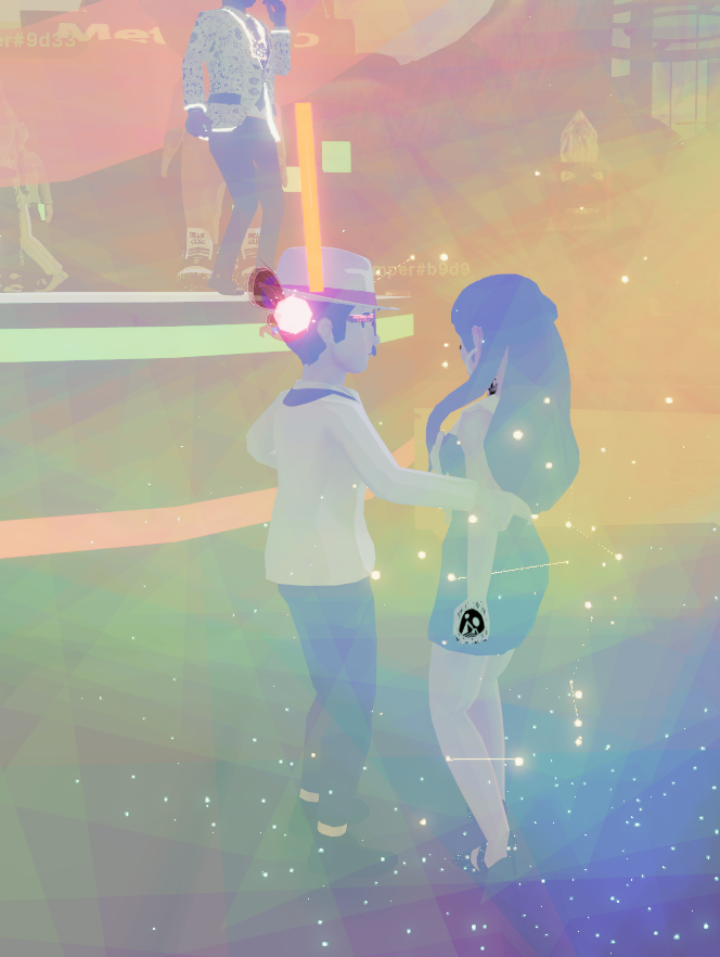 BillyTeacoin's tweet photo. Day 12 #QxG30 photo challenge: Visiting @metazooxyz 

Dancing the night away with my beautiful @Furmosa1 Teacoin

#DCL #Decentraland #Metaverse #metaDCL #metaphotography #metamarriage #metamony  #metahusband #metawife https://t.co/4iL7ivlCVy