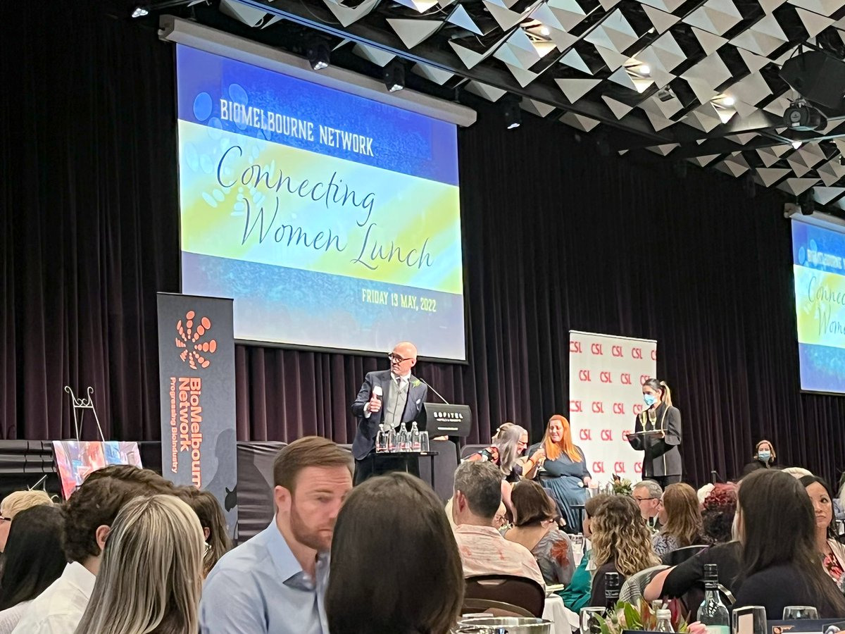 Such a delight to hear from the inspirational expert industry leader @DrEmmaBall and #STEM industry leaders “on the couch” at the BioMelb Connecting Women in STEM lunch at the Sofitel. with the phenomenal Kerry Hegarty. #BioMelbWomen