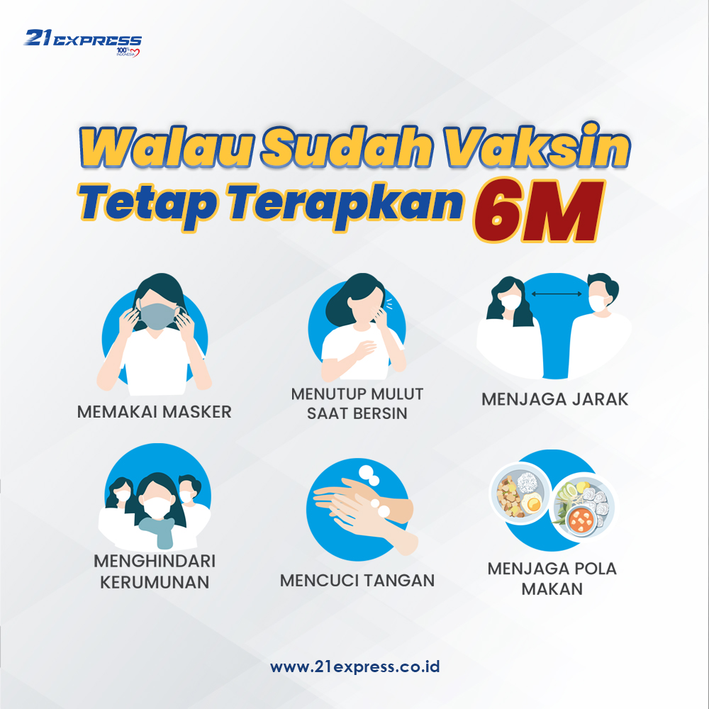 jnaexpress_'s tweet photo. Hai Sahabat!⁣
Meskipun kita sudah melakukan vaksinasi, namun pandemi belum berakhir.⁣
Mari sama-sama kita hentikan penularan Covid-19 di Indonesia dengan menerapkan 6M.⁣
Terima kasih untuk kamu yang sudah konsisten menerapkan protokol kesehatan dimanapun⁣
kamu berada❤️⁣ https://t.co/Ey7JwNB1IE