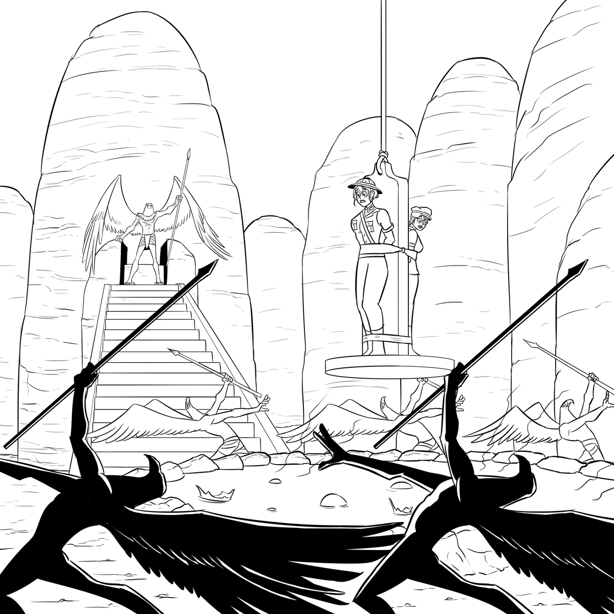 A3Dnazrigar's tweet photo. Did a simple line art commish.
The theme was Pulp magazine covers, and referencing the old Superman cartoon shorts with the hawkmen!
#commission #lineart #comicart #hawkmen #fleischersuperman https://t.co/naNUzuQRa8