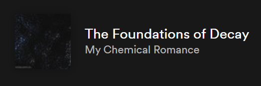flaky_rye's tweet photo. ive been crying for the past three hours how could mcr do this without notice https://t.co/NC5qGXIoCJ