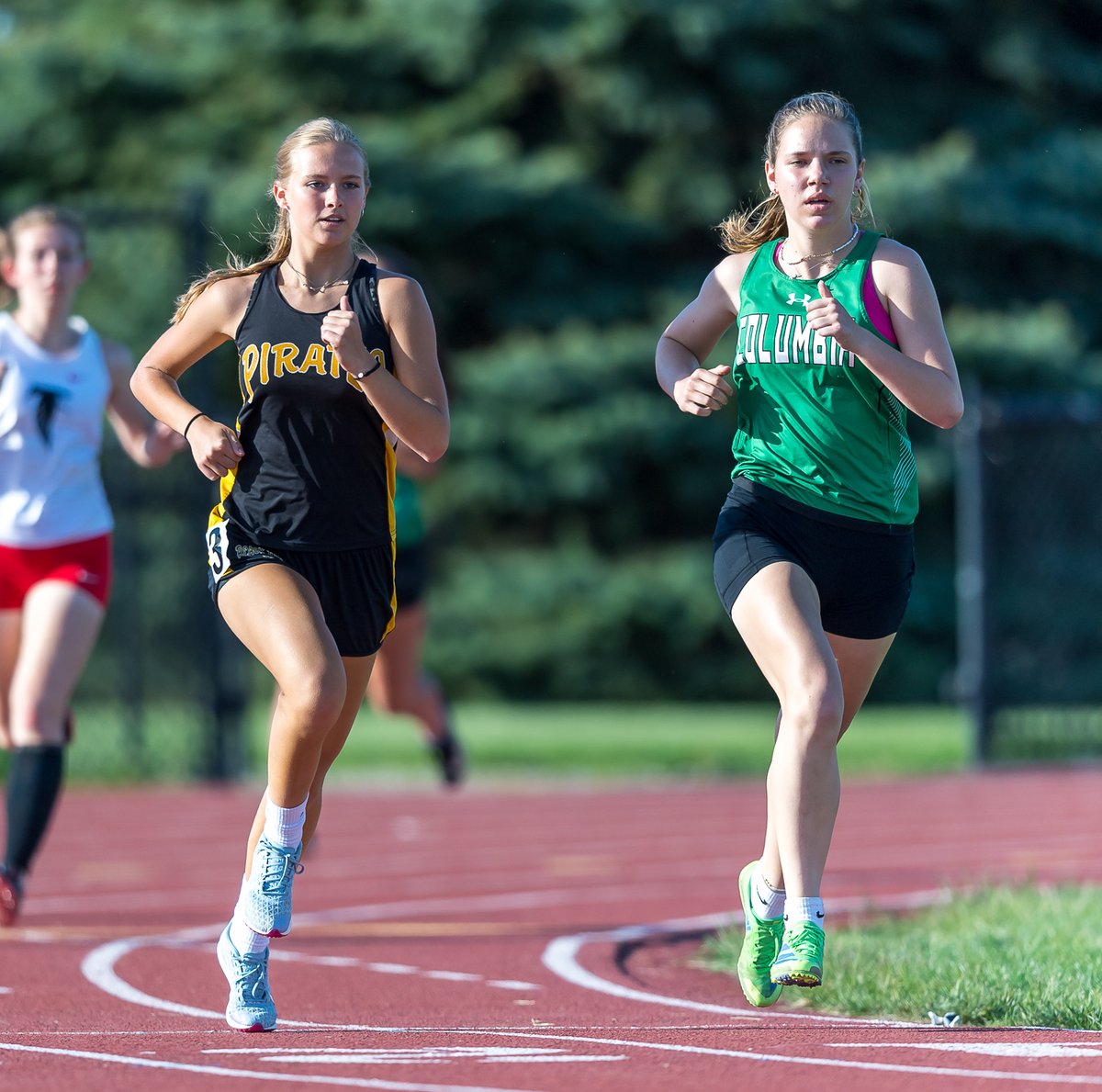 Black River's <a href="/teddi_135/">Teddi Vonderau🦋</a> (3rd) and Columbia's <a href="/rachelwashburn_/">rachel washburn</a> (2nd) run the Girls 800 m Run. <a href="/CHSRaiders/">ColumbiaRaiders</a> <a href="/RaiderRunning33/">Mr Bailey</a> <a href="/GMath4/">Jason G</a>