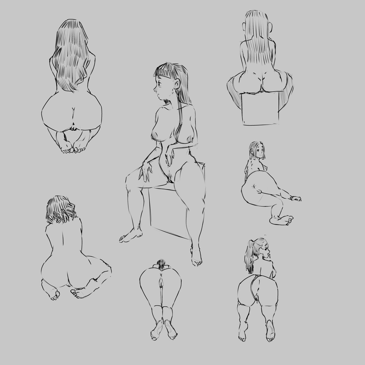 Boobas_drawer's tweet photo. Studies and #nsfwsketch 
#sketch #nsfw #nsfwart @ass #pawg #hentai #nsfwstudy #drawing https://t.co/AoLAVvhbdc