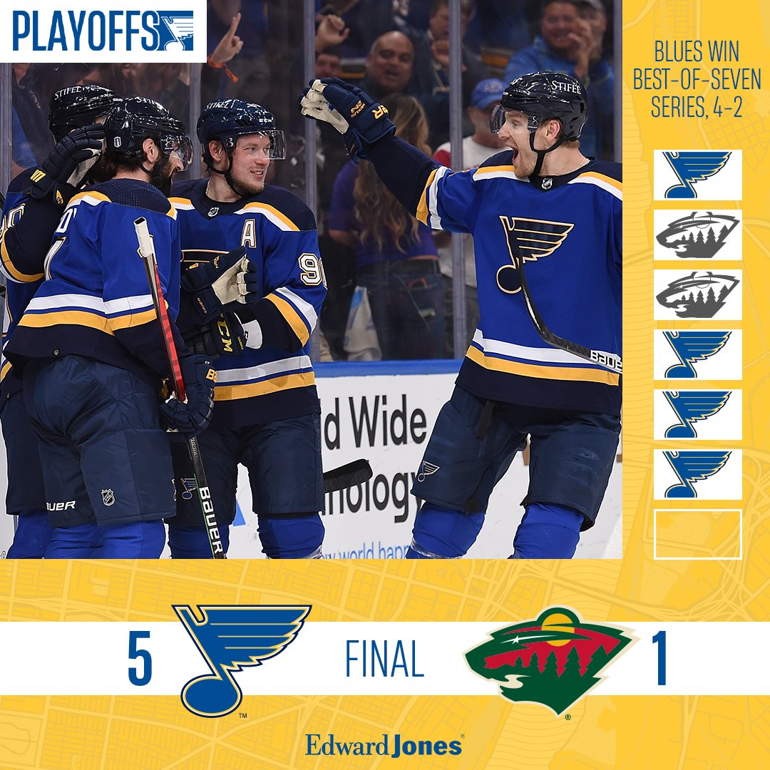 StLouisBlues's tweet photo. BLUES IN SIX!!!!!!!! #WeAllBleedBlue https://t.co/SQnd8xytom