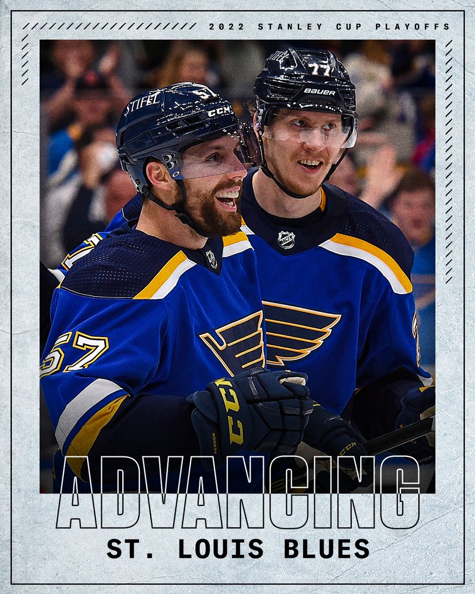 SportsCenter's tweet photo. Music to St. Louis' ears 🎶
The @StLouisBlues are moving on in the #StanleyCup playoffs! https://t.co/9yCAEF0n8S