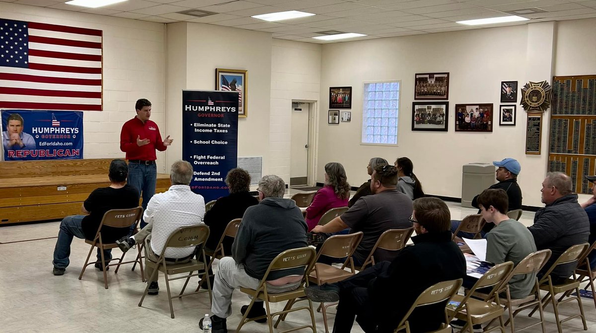 EdForIdaho's tweet photo. 14 events in 4 days! Terreton, Rigby, Menan, and Rexburg, Idaho today alone. All the energy around this movement is incredibly inspiring. There are upsets happening in races across America right now. There may be a surprise or two baked into this election. https://t.co/jk6NP4JSds