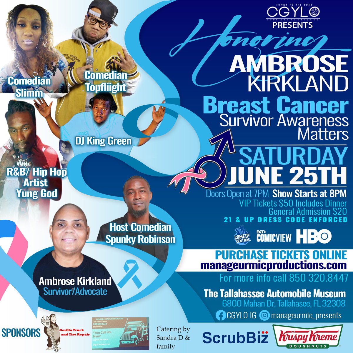 CountyDade305's tweet image. Need VIP  tickets or General Admission 🎟️ to Hottest Comedy Show  Call 850 320.8447

Or Purchase your General Admission tickets online
manageurmicproductions.com/product/cgylo-…

VIP tickets $50 includes dinner
General Admission $20