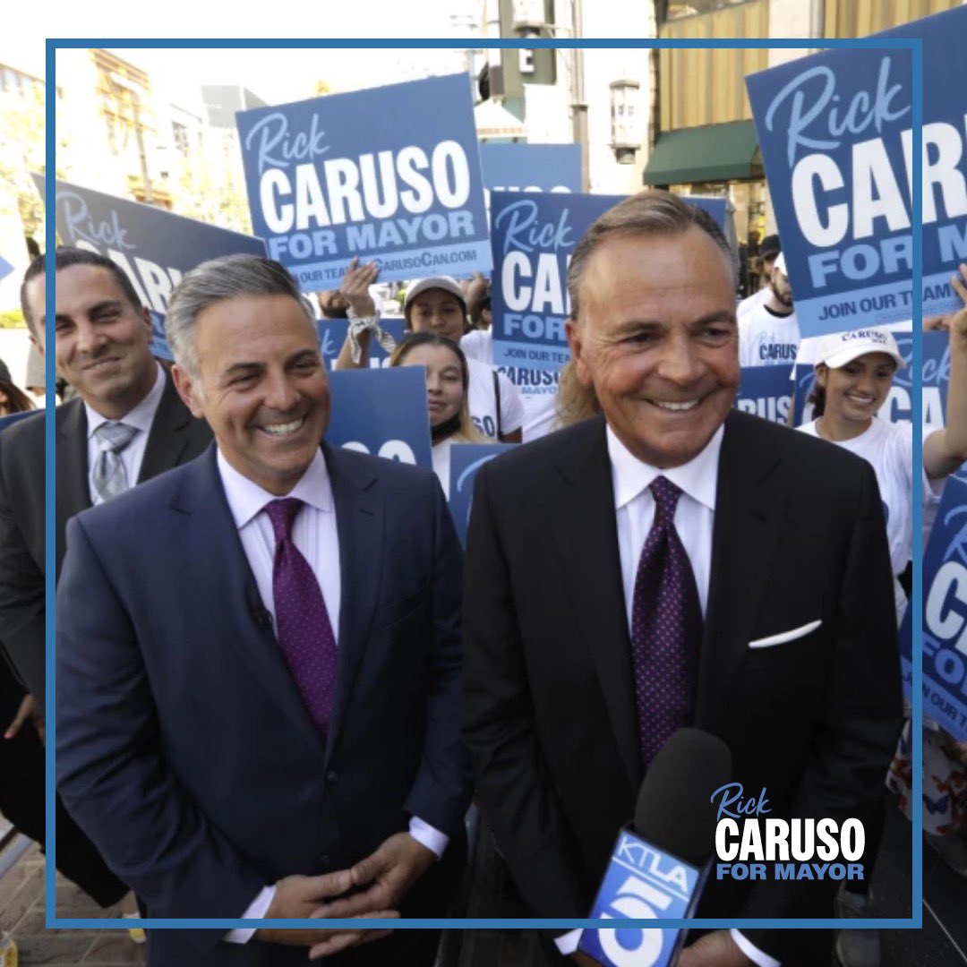 RickCarusoLA's tweet photo. Thank you for your support, Joe. #CarusoCan https://t.co/EGyKuId8zV