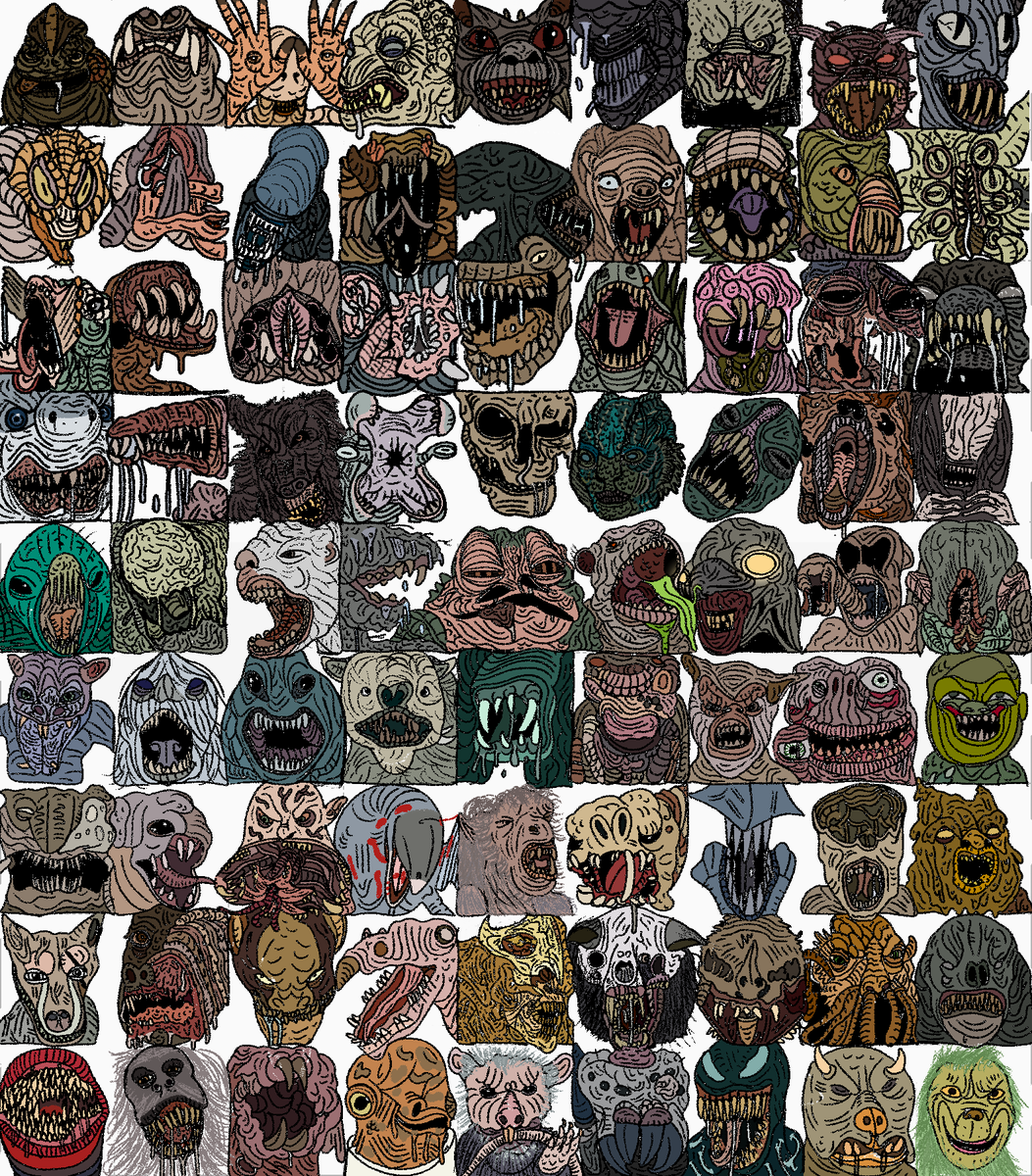 Movie #Monsters Collage! How many do you know? #MovieMonsters