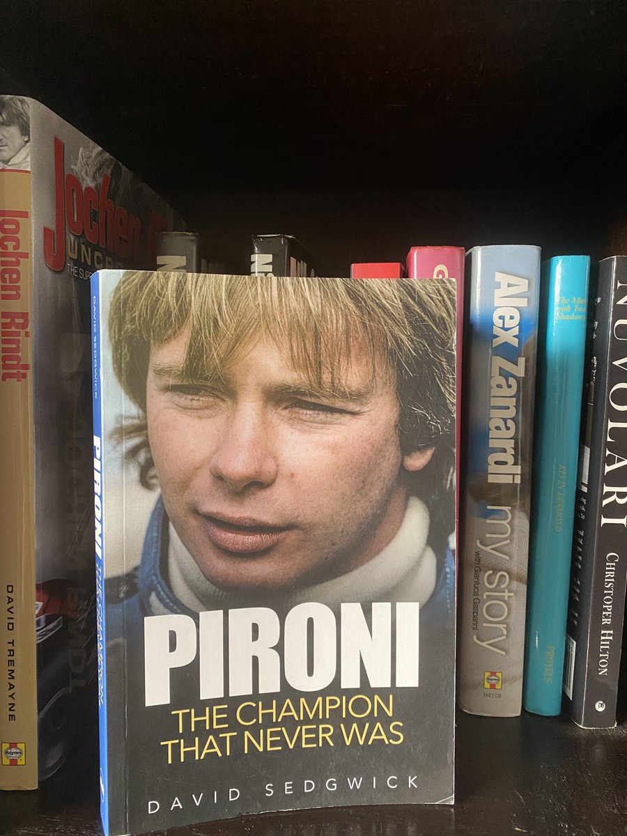F1Podcast's tweet photo. I’ve never been a fan of Pironi because of what happened with Gilles. So it’s with some trepidation that I’m even reading this book. I’m told it has some good anecdotes from the era so here I am. Let’s see if my opinion changes. #F1 #F1book https://t.co/raW6h0nWNJ