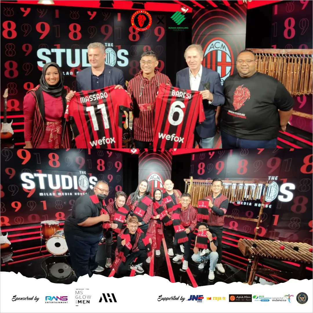 MilanistiOrId's tweet photo. #Angklungincasamilan

Saat yang dinanti pun tiba, kami disambut dengan hangat langsung oleh Peter Morgan, Direktur Marketing dan CRM Milan. Kejutan diberikan oleh manajemen kepada kami, 2 legenda hidup klub yang juga menjabat sebagai duta Klub, https://t.co/iRdb0GKry8