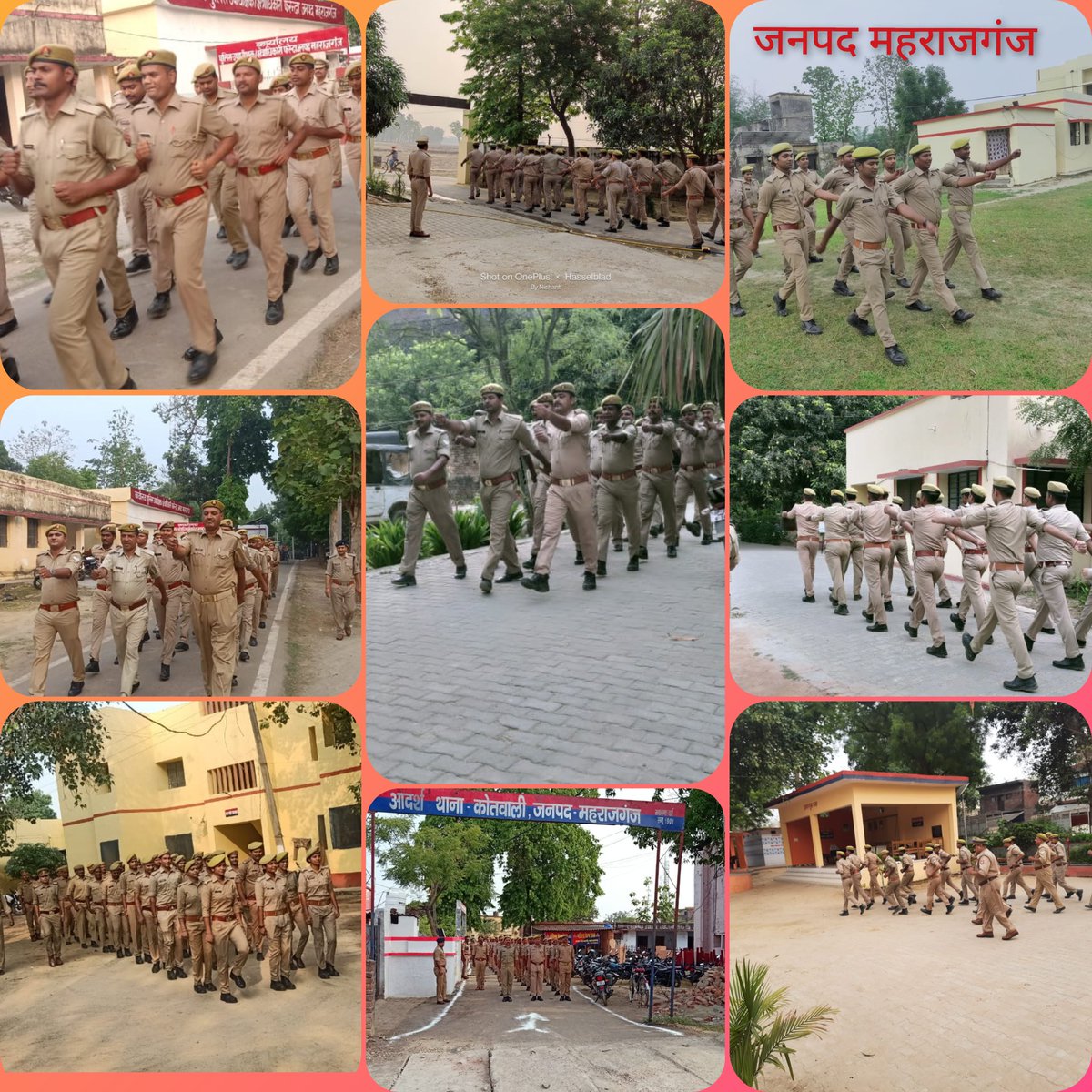 diggorakhpur's tweet photo. आज गोरखपुर रेंज के सभी जनपदों के समस्त थानो पर नियुक्त पुलिस कर्मियों को शारीरिक व मानसिक रूप से फिट रखने के हेतु परेड करायी गयी तथा अनुशासन व एकरूपता बनाए रखने एवं विषम परिस्थितयों से निपटने हेतु आवश्यक दिशा निर्देश दिये गये। 
#UPPolice 
#UPPInNews https://t.co/vihwNEtHBi