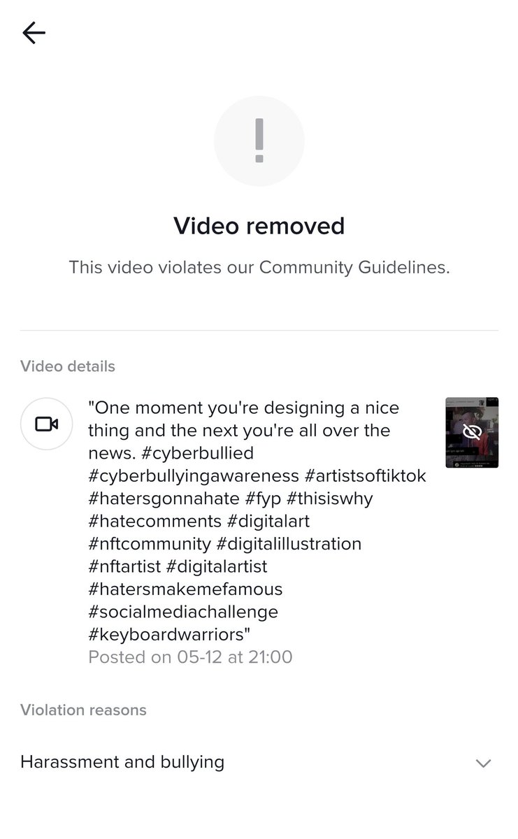 jaemyc's tweet image. Oops. Spoke too soon. My very controversial upload has been removed from the Tikverse. 🤷‍♂️  #CriminalsBeCriminaling #tiktok #hatersmademedoit