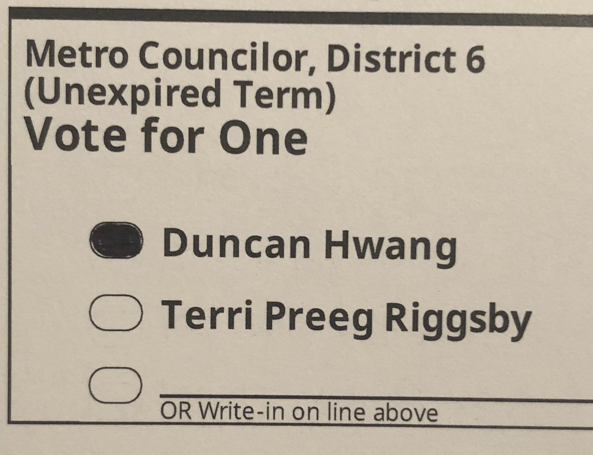 Some votes I’m happy about: <a href="/ajforportland/">AJ McCreary for PDX</a> <a href="/JoAnnPDX/">Commissioner Jo Ann Hardesty</a> <a href="/JVPforOregon/">Jessica Vega Pederson</a> <a href="/duncanformetro/">Duncan Hwang for Metro Council</a>