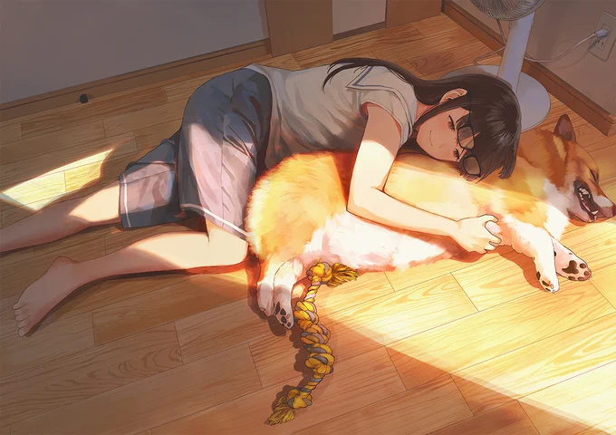 #愛犬の日
犬への愛で犬ばっかり描いてる…🥰 