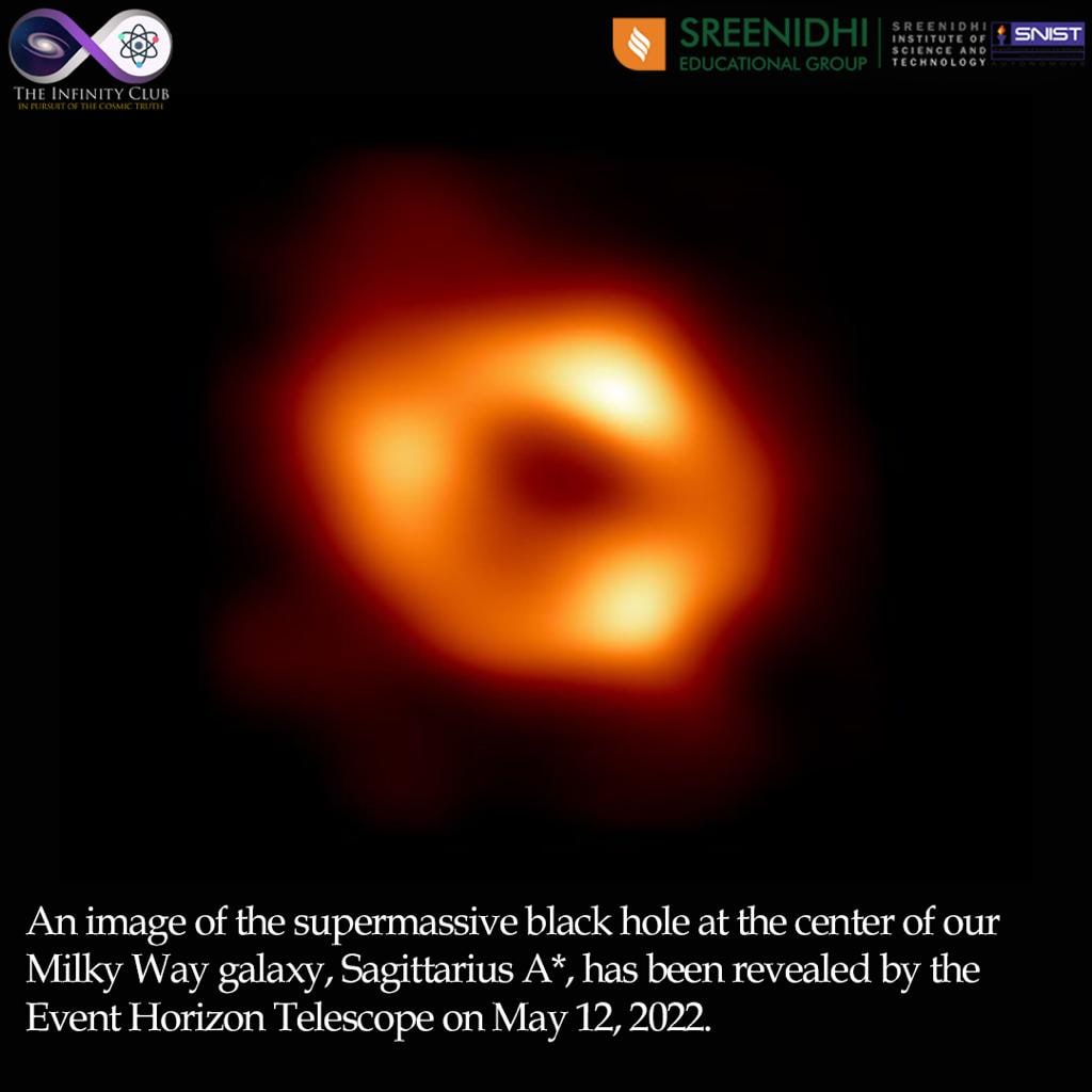 TIC_Snist's tweet photo. Here comes the first image of Saggitarius A*, the supermassive black hole at the centre of our Milky Way galaxy, lying 27000 light years from Earth.
#blackhole #eht #mit #telescope #space #galaxy #milkyway #astronomy #m87 #saggitarius #research #science #astrophysics #cosmology https://t.co/RlPtq7cI80