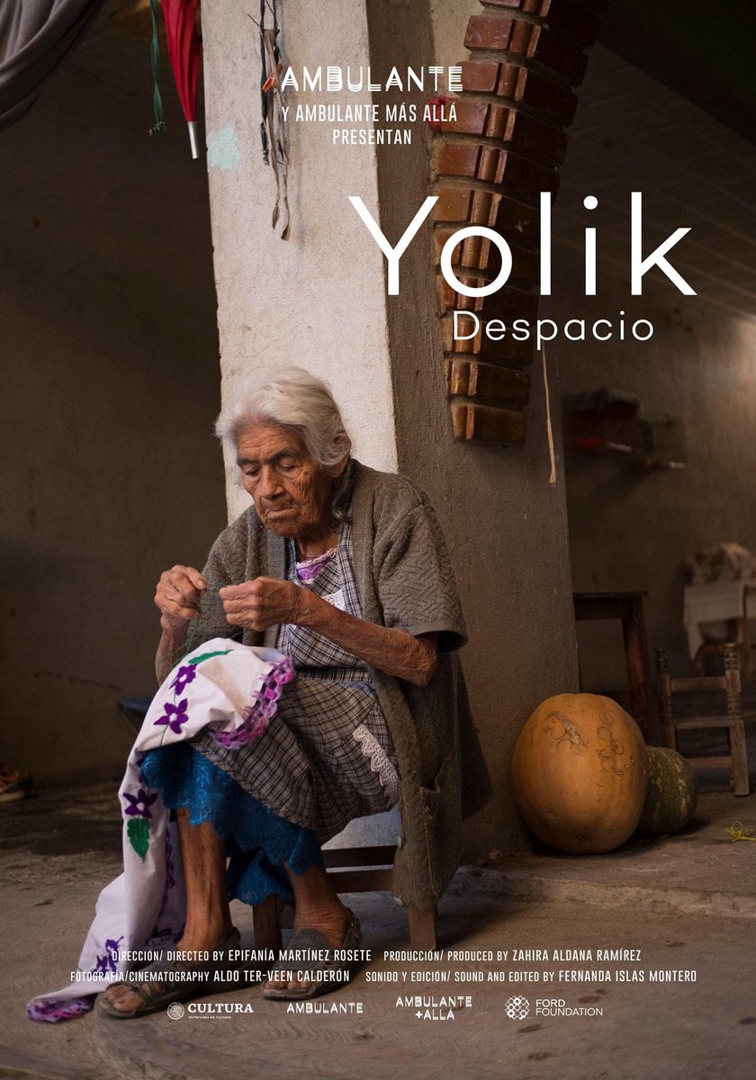 AmbulanteVer's tweet image. ¡Hoy tendremos Programa 2. Raíces y afectos de Ambulante Más Allá!

🎬 &quot;Yolik-Despacio&quot;  de Epifanía Martínez
🎬 &quot;Escuela de todos - Kalnemachtiloyan&quot; de Ivan Zamora
🎬 &quot;Carta al campo&quot; de Karla Hernandez

🗓 ¡En unas horas!
⏰ 19:30 hrs. 
📍 @VBengala con sede Orizaba