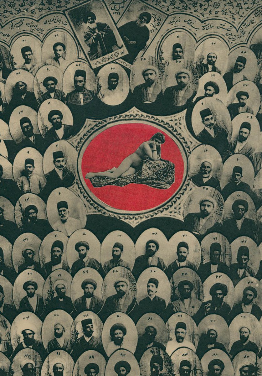 SepideZehtab's tweet photo. @max_maxster The collage series "On the other side" is my first step into the #nft world.  It reflects my thoughts and feelings as an Iranian living in Europe. Here you can see two of them 👇🏻  
I hope you like it 🌻 https://t.co/6Jqke1K8OA
