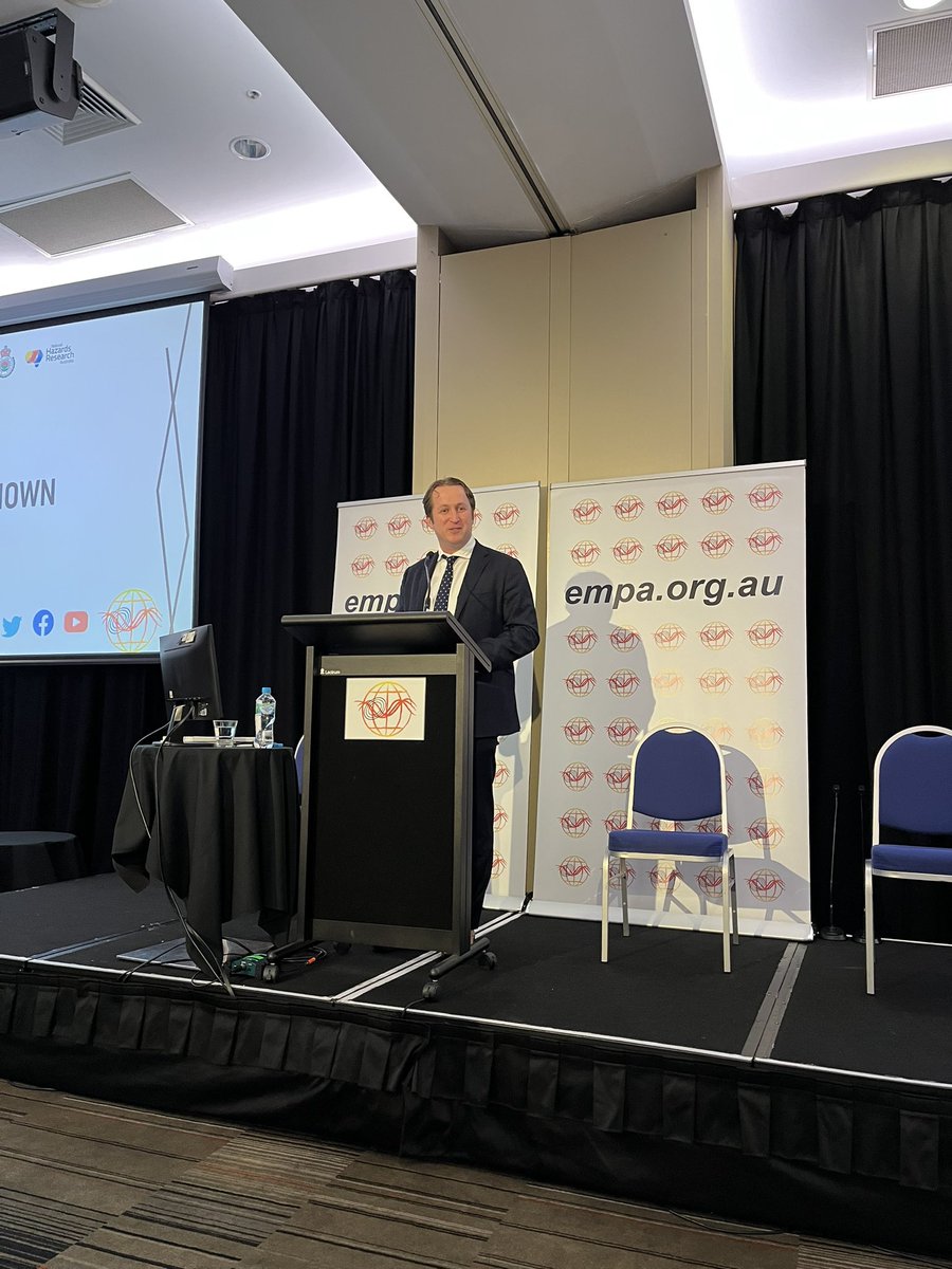 Our final ‘what I wish I’d know’ was from <a href="/AndeGiss/">Andrew Gissing</a> <a href="/RiskFrontiers/">Risk Frontiers</a>. 
You will fail more than you succeed. Breaking even is doing well. Feedback is opportunity, don’t argue too much with it. 
Be ready when opportunity finds you. Don’t compromise your values #EMPA2022