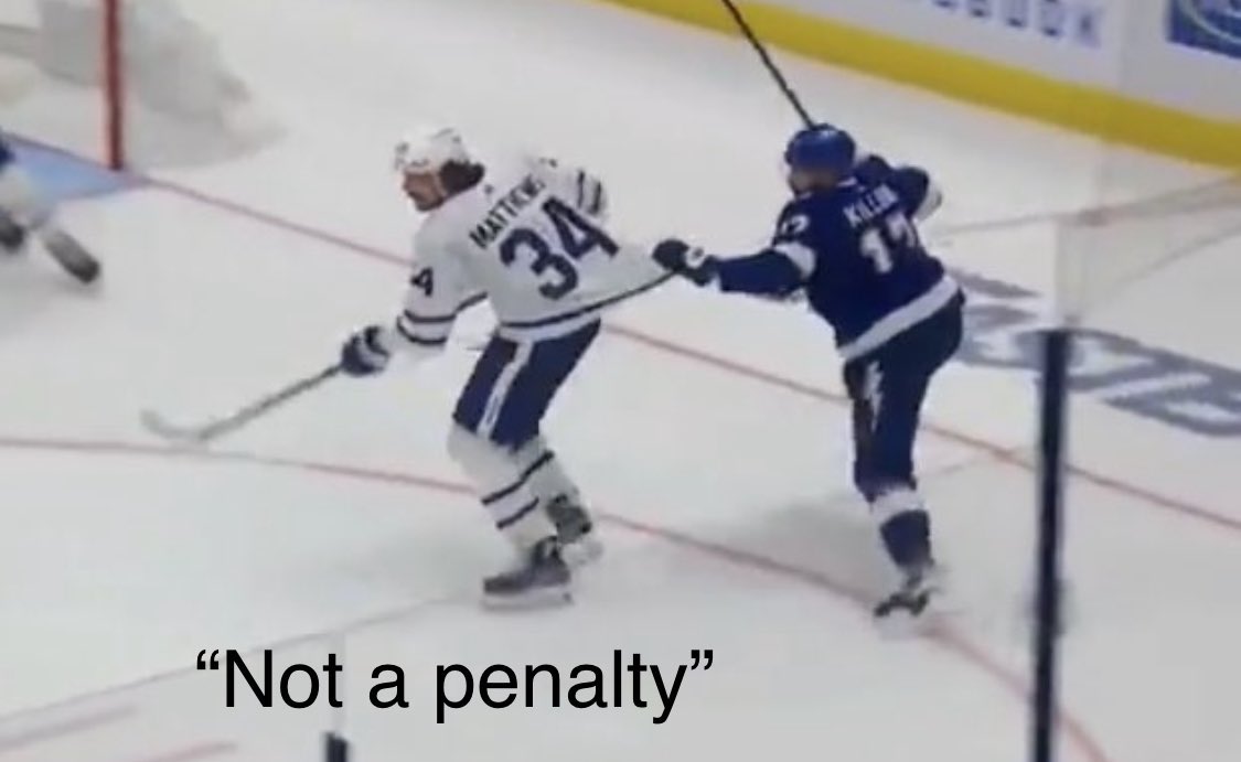 “Hockey isn’t rigged” - them

Me: