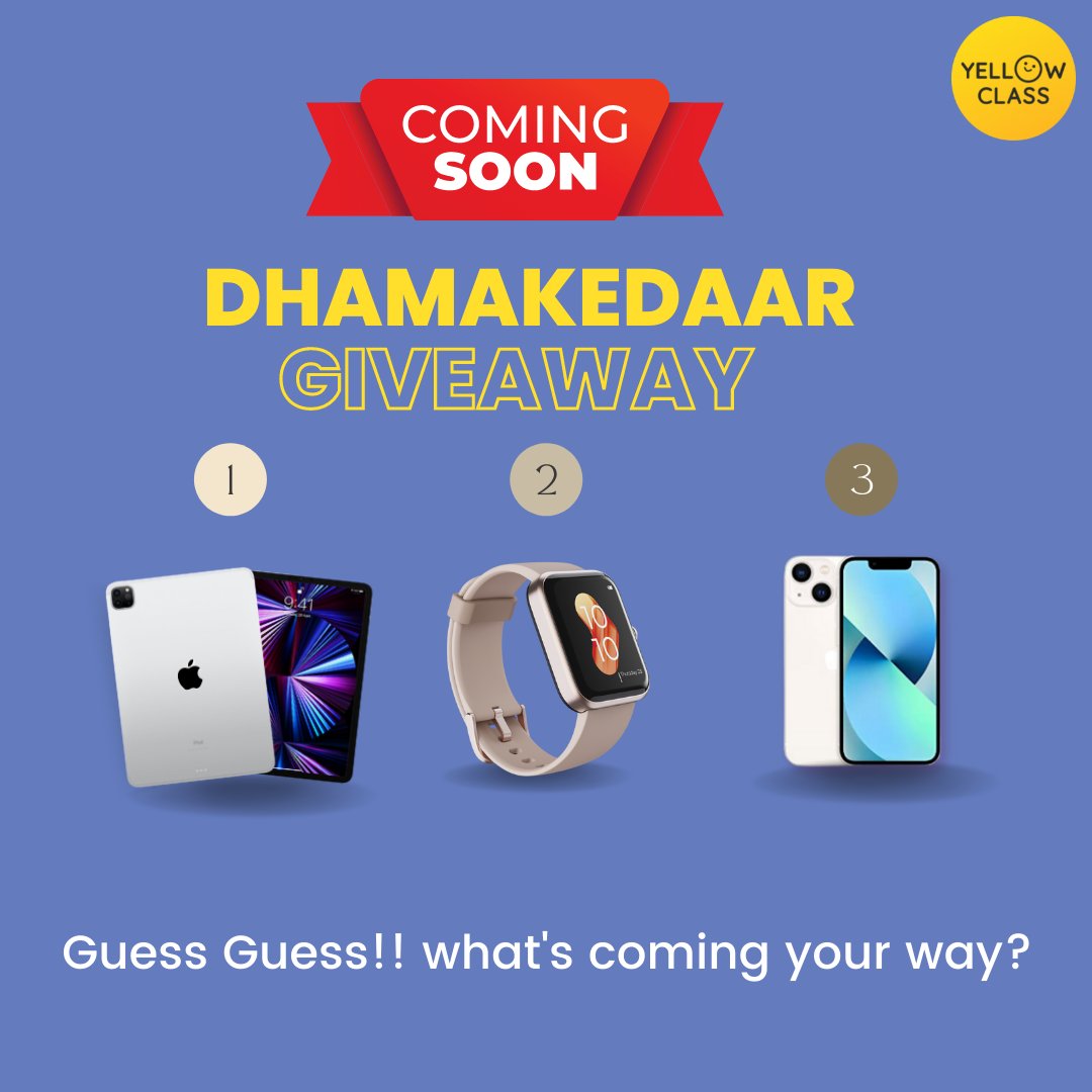 thespeakx's tweet photo. We're celebrating 'YOU'! Something super-exciting is coming for you..
Till then, download the Yellow Class app & learn your favourite skills. https://t.co/x0s8hbrodt
#theyellowclass #learn #kids #Explore #WINNER #Contest #programs #Hobbies https://t.co/Ll99q0Lodc