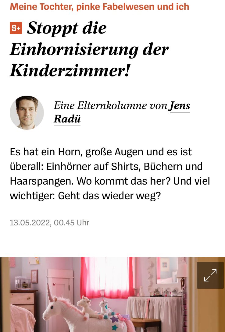 Stoppt die Einhornisierung der Kinderzimmer! bit.ly/38nLhfq #Einhornisierung #RosaHellblauFalle