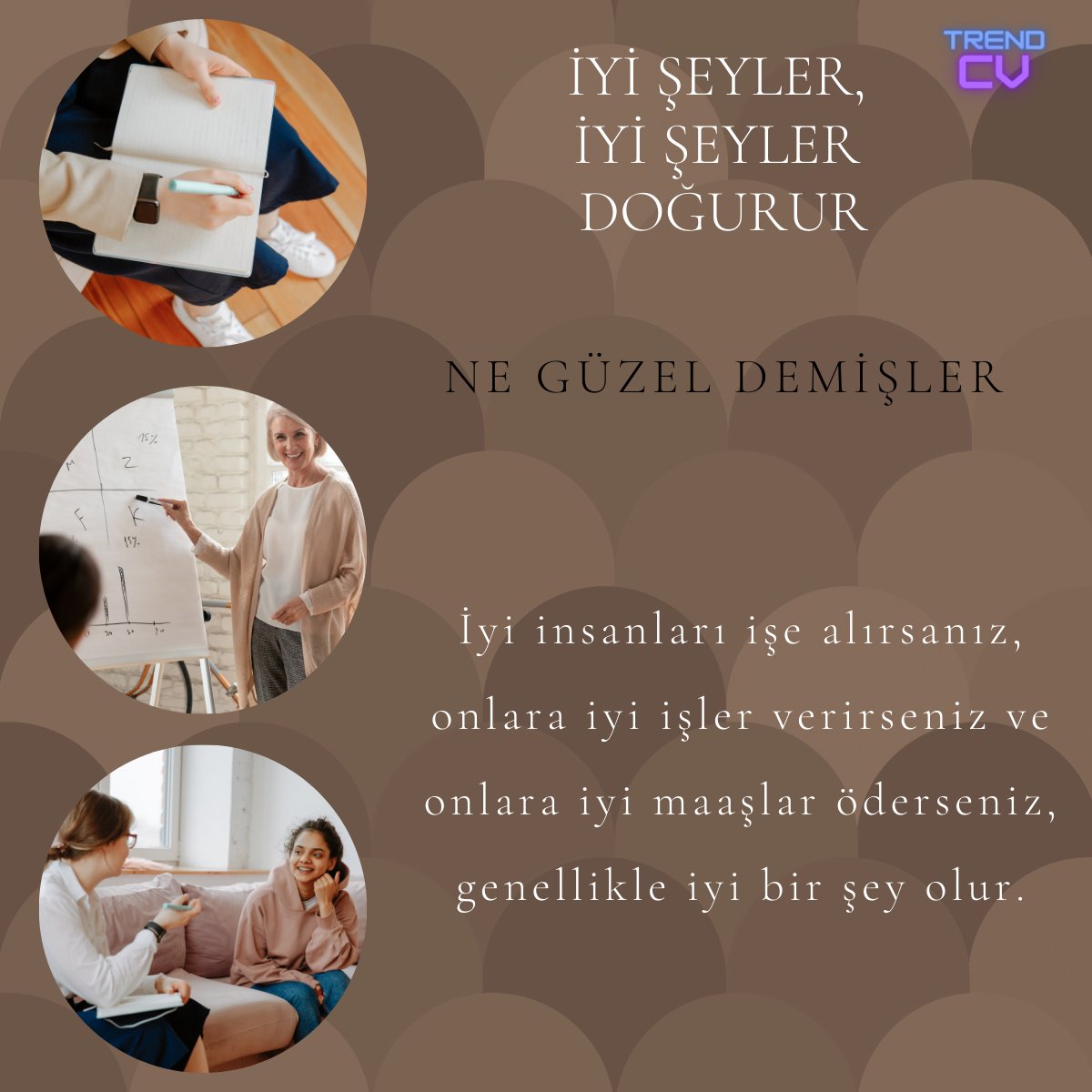 trendcvs's tweet photo. 🔔NE GÜZEL DEMİŞLER  İyi insanları işe alırsanız, onlara iyi işler verirseniz ve onlara iyi maaşlar öderseniz, genellikle iyi bir şey olur. #liderlik #kariyer #trendcv #aday #isfirsatlari #cv #trendyjob #trendycv #ozgecmis #mulakat #isgorusmesi #insankaynaklari 📞 https://t.co/YXbBhzlvm6