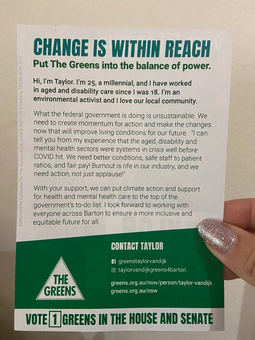 VandijkFor's tweet photo. ✅Coming to a letterbox near you!
Thank you to all our volunteers who tirelessly worked to get our green message out there!
#letsturnbartongreen #auspol #letterboxing #barton #taylorvandijkgreens4barton #volunteer #letterbox #volunteer #thank #work #letterbox https://t.co/HvpW4h86zD