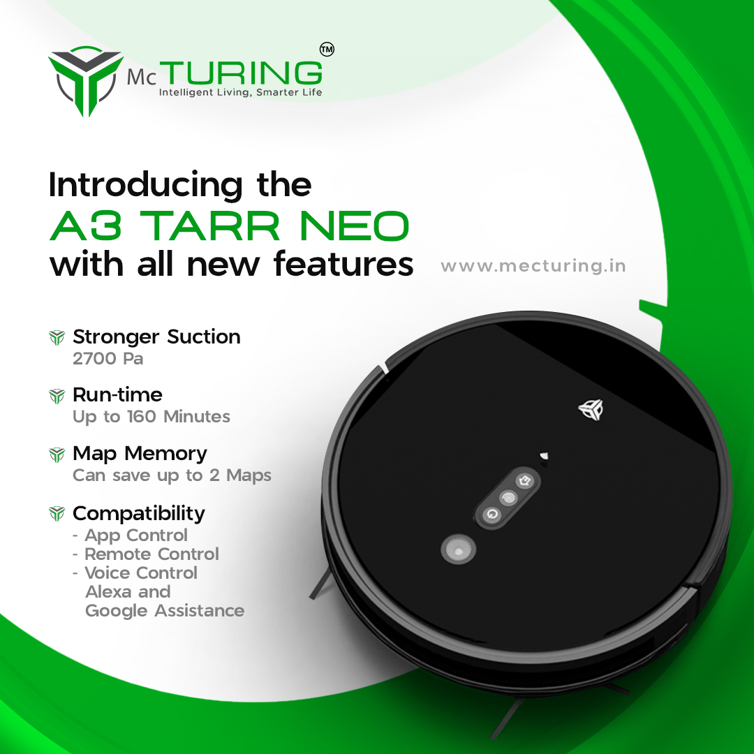 mcturingoficial's tweet photo. McTuring's brand new 3 TARR NEO Robot Vacuum Cleaner is almost here.😀
Experience smart voice control and many more exciting new features!
Pre-booking starts soon.
Contact For More details: 📱 +𝟗𝟏 𝟕𝟔𝟐𝟎𝟕 𝟔𝟐𝟐𝟓𝟒 | +𝟗𝟏 𝟕𝟕𝟎𝟗𝟑 𝟒𝟐𝟕𝟒𝟕

#robotvacuum #mcturing #neo https://t.co/b2VmWtfTaf