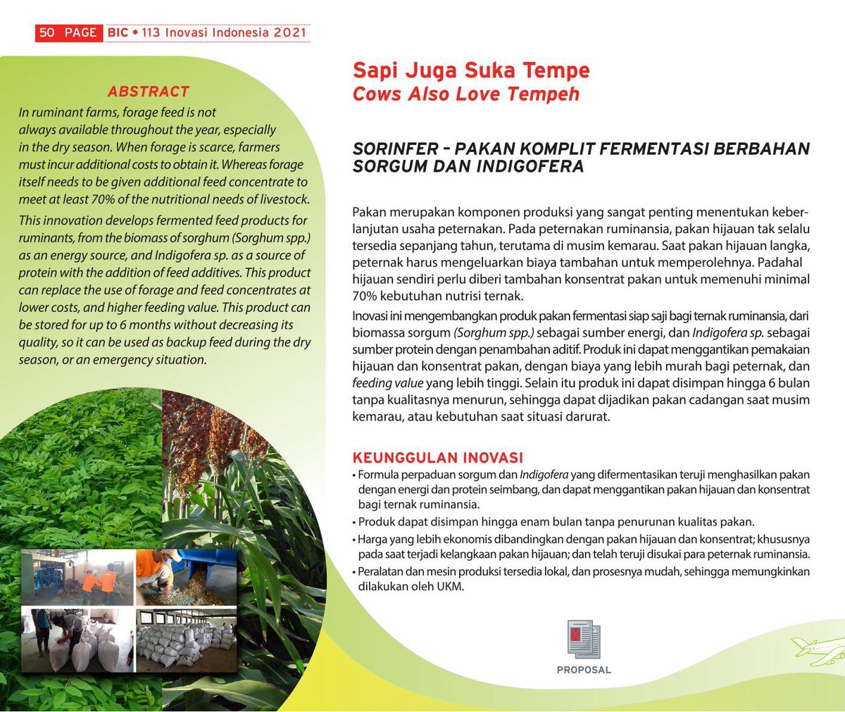 InfoBIC's tweet photo. INOVASI MEMBUAT SAPI JUGA SEKARANG IKUT MAKAN TEMPE! https://t.co/iSYGhSb1SO https://t.co/jyMIHxZLbJ