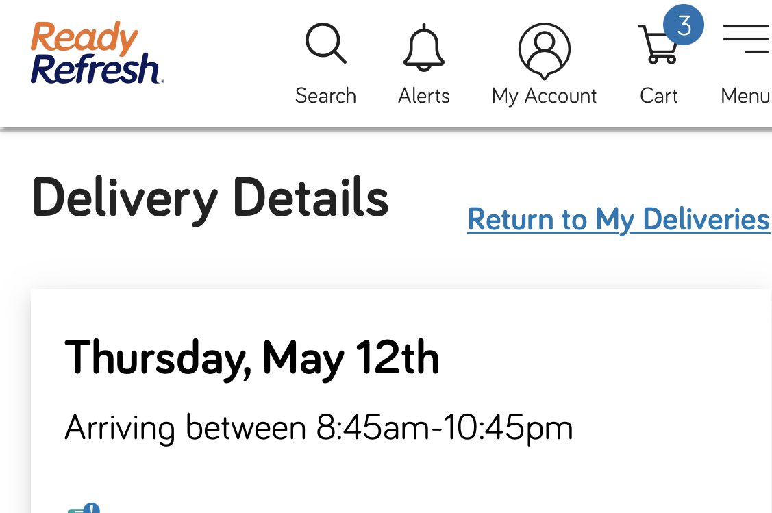 ecc_p7's tweet photo. @ReadyRefresh Here’s proof arriving between 8:45 am - 10:45 pm. Who the F deliver water in the middle of the night?! R u delivering drugs w/ the water?! U want your customers to get mugged?!!  #ReadyRefresh  <<< 🤡🤡🤡🤡 https://t.co/hD9vsOR0hd
